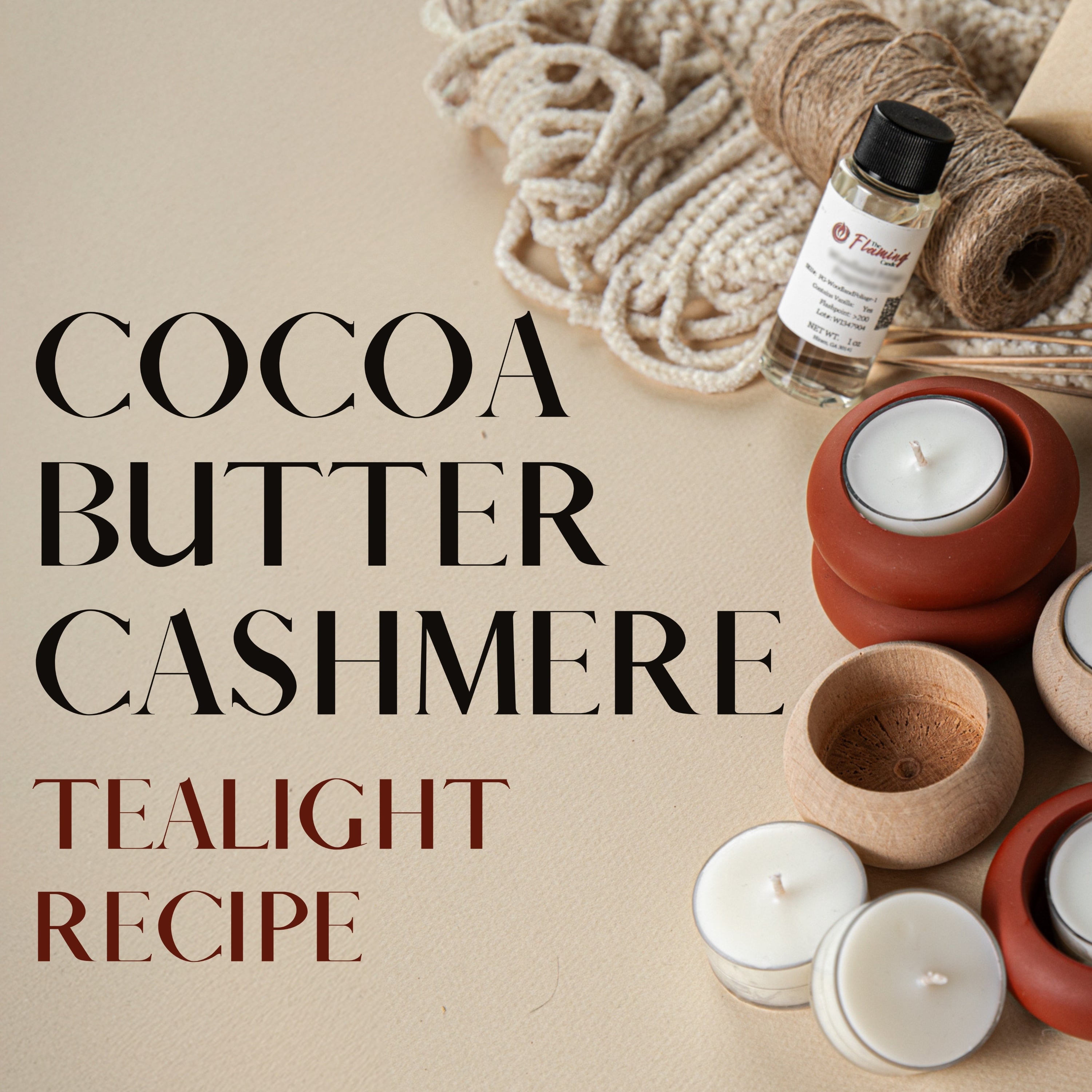 cocoa butter cashmere tealights recipe