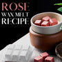 Receta de cera derretida de rosa