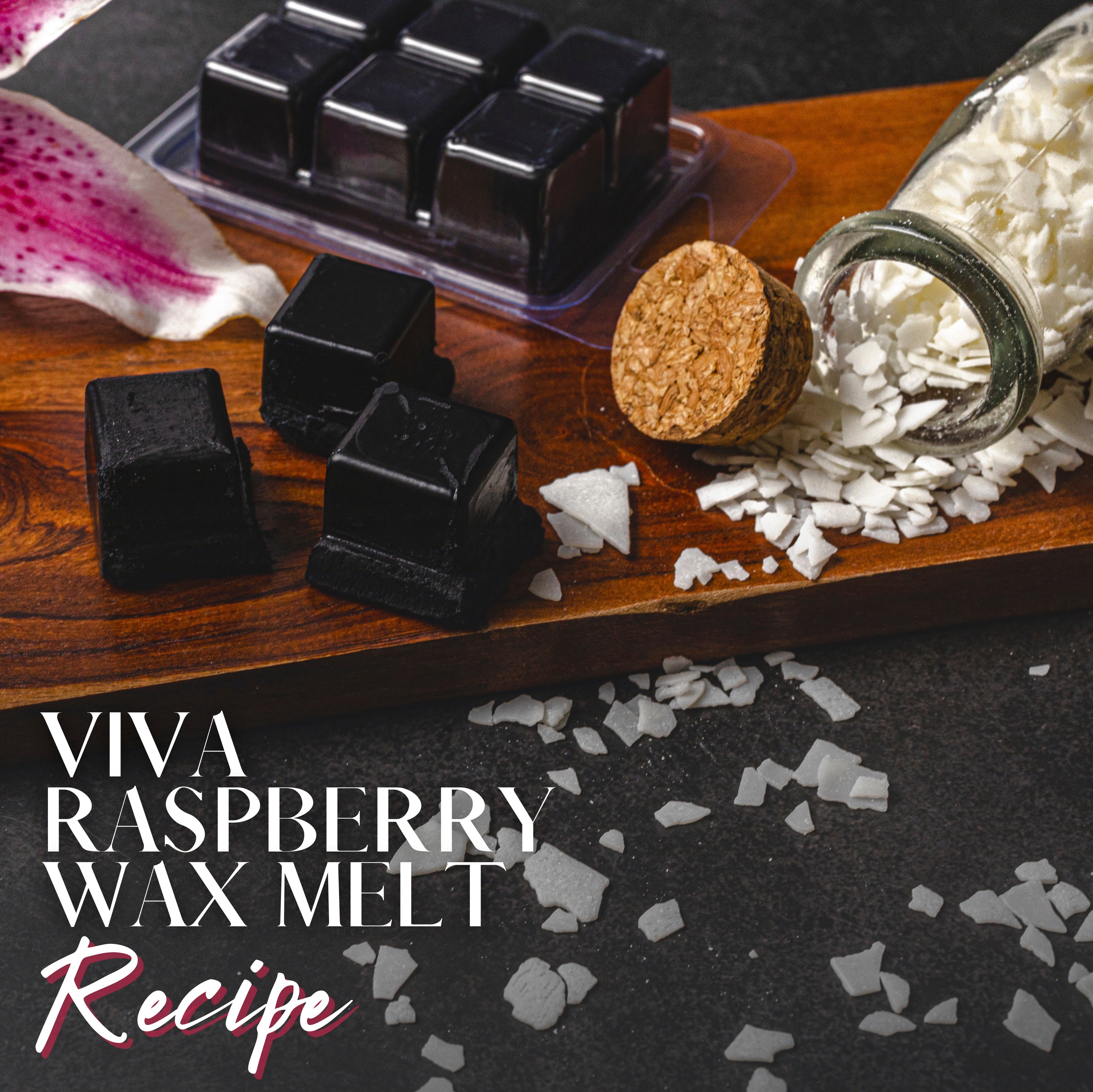 viva raspberry deeply colored wax melts
