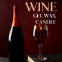 Wine Gel Wax Candle