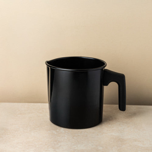 Black Metal Pouring Pitcher - 1 lb
