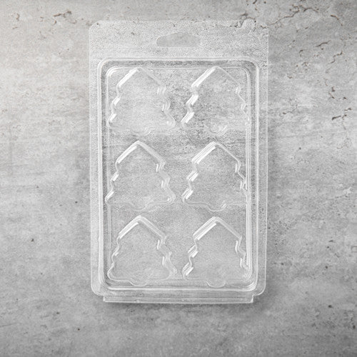 Wax Melt Clamshell Molds - Christmas Trees