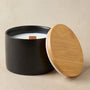 Black Ceramic Candle Jar - 16 oz