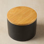 Black Ceramic Candle Jar - 16 oz
