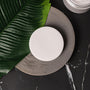 White Straight Top Plastic Lid 58/400 - F217 Liner - Zoom Thumbnail Media 1