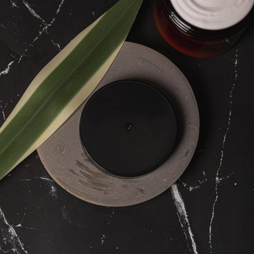 Black Straight Top Plastic Lid 70/400 - F217 Liner