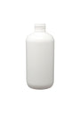 PET Boston Round Bottle - White - 8 oz.