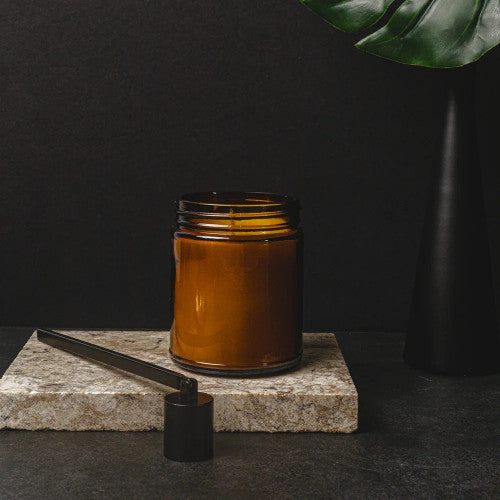 Amber Straight Sided Jar - 9 oz
