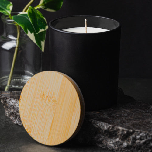 Black Matte Straight-Sided Tumbler Jar - 10 oz