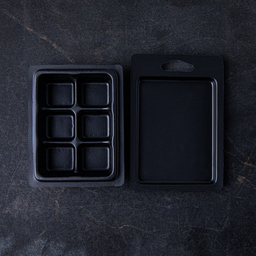Wax Melt Clamshell Molds - Black