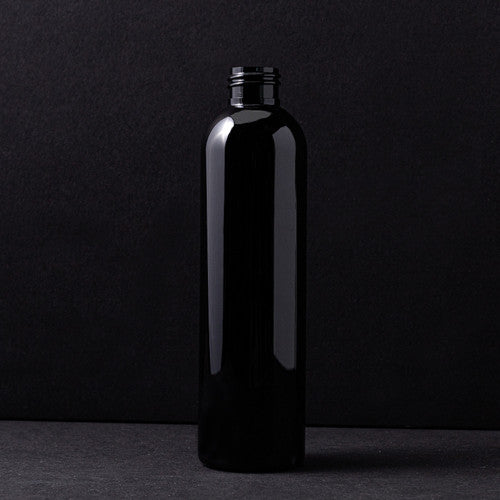 PET Bullet Bottle - Black - 8 oz. - Zoom Media 1