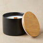 Bamboo Lid - 16 oz Ceramic Jar