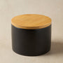 Bamboo Lid - 16 oz Ceramic Jar