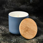 Bamboo Lid - 12 oz Ceramic Jar