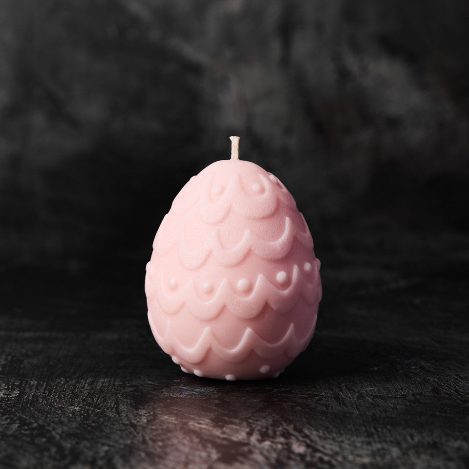 Egg Silicone Mold with Dots and Wavy Lines - 3D - Molds - for Soap
