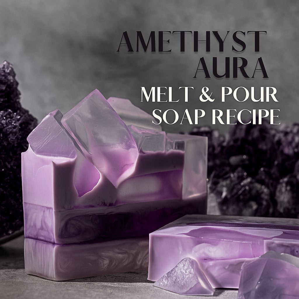 amethyst aura melt and pour soap