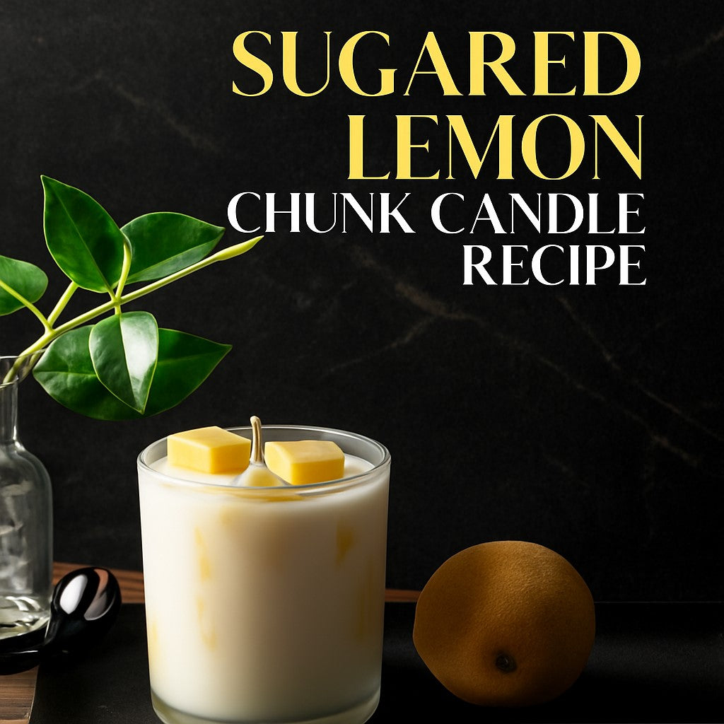sugared lemon chunk candle recipe