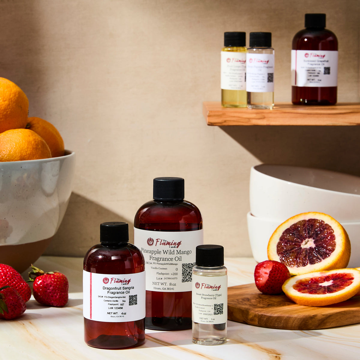 Fragrance Oils for Candle Making | The Flaming Candle