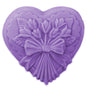 Heart with Tulips Soap Mold (MW 131)
