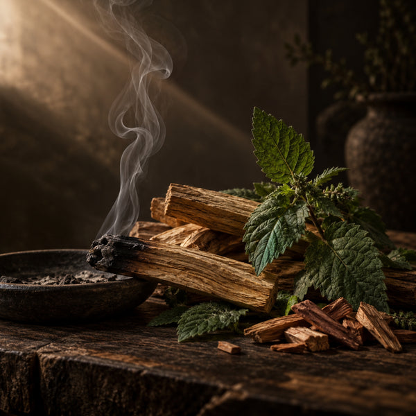 Aceite aromático de palo santo y pachuli - Zoom Media 1