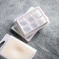 Wax Melt Clamshell Molds - White