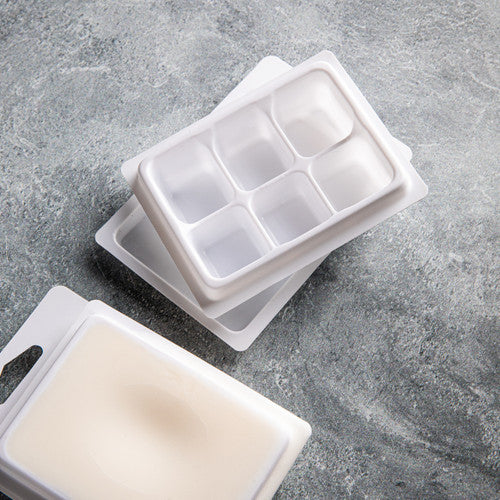 Wax Melt Clamshell Molds - White