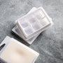 Wax Melt Clamshell Molds - White