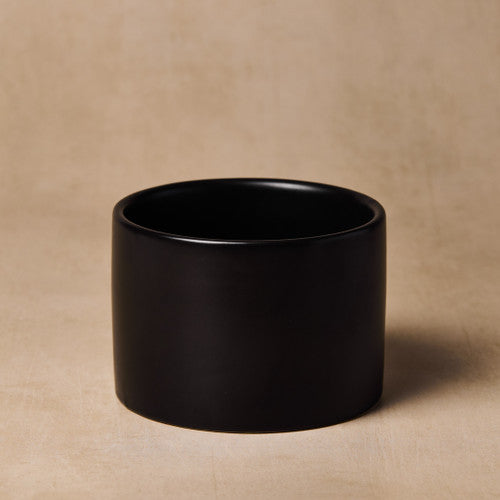 Black Ceramic Candle Jar - 16 oz