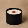 Black Ceramic Candle Jar - 16 oz