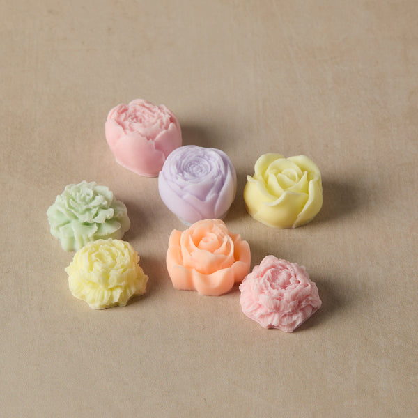 Silicone 7 Cavity Assorted Flower Mold