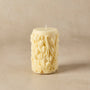 Textured Floral Pillar Silicone Mold