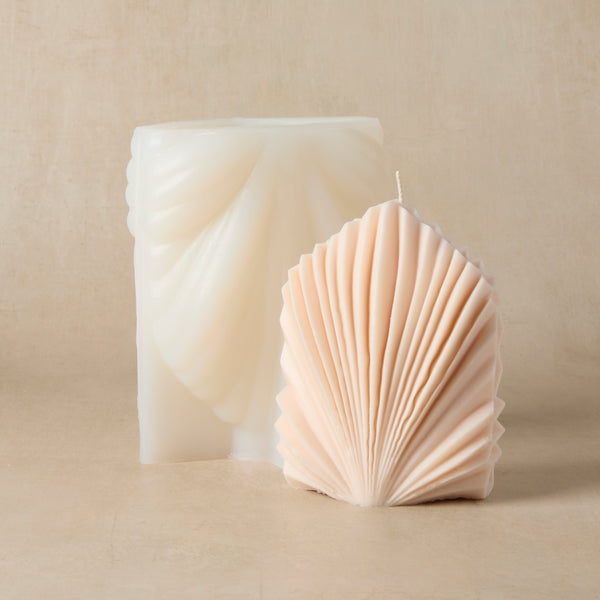 Pleated Shell Silicone Mold