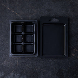 Wax Melt Clamshell Molds - Black