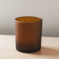 Frosted Amber Glass Tumbler Jar - 10 oz