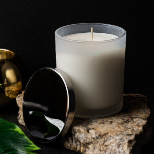 Frosted Clear Straight-Sided Tumbler Jar - 10 oz