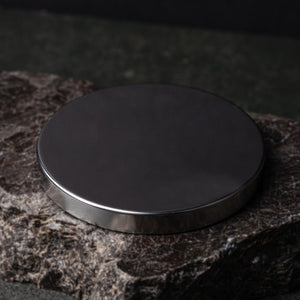 Metallic Slim Candle Jar Lid - Silver