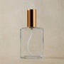 4 oz Glass Bottle with Gold Sprayer & Cap