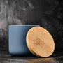 Bamboo Lid - 12 oz Ceramic Jar