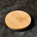 Bamboo Lid - 12 oz Ceramic Jar