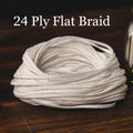 24 Ply Flat Braid Un-Tabbed Wick