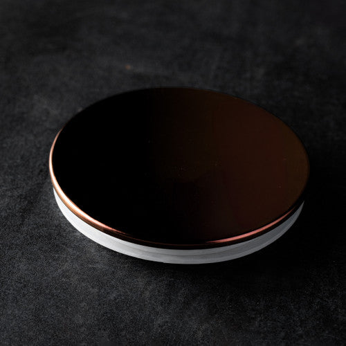 Metallic Slim Candle Jar Lid - Rose Gold